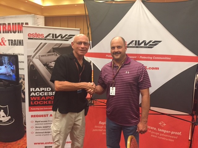 Brent Smith, from Midlothian Police Department in Texas won the free Rapid Access Locker