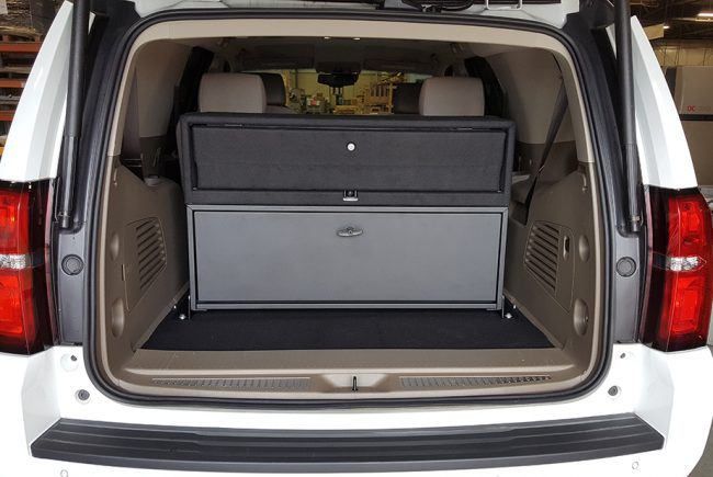 Stacked Storage Box and Weapon Locker