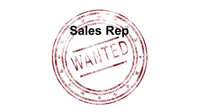 Sales Rep Wanted
