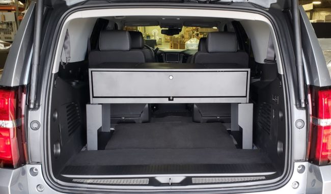 Chevy Tahoe SUV Weapon Locker