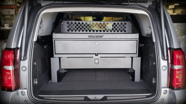 Chevy Tahoe SUV Weapon Locker