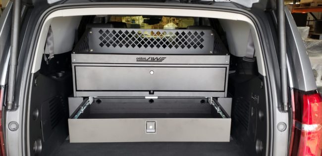 Chevy Tahoe SUV Weapon Locker
