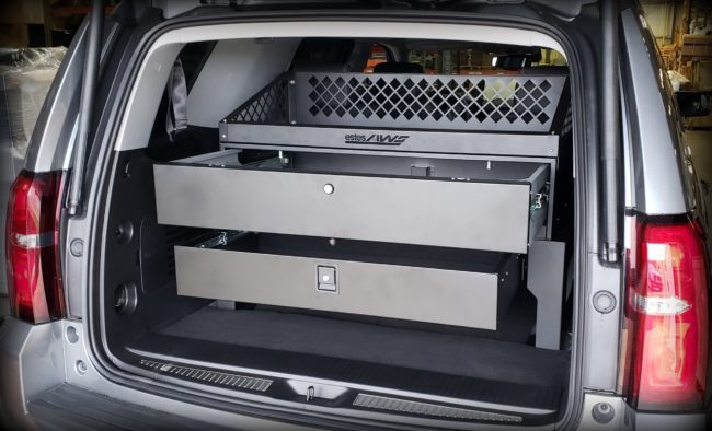 Chevy Tahoe SUV Weapon Locker