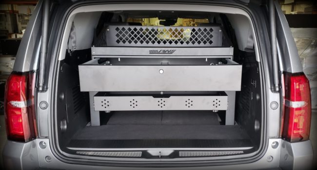 Chevy Tahoe SUV Weapon Locker