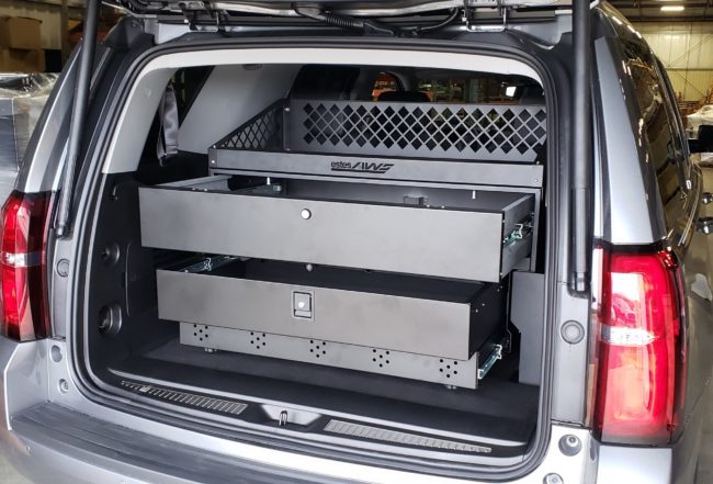 Chevy Tahoe SUV Weapon Locker