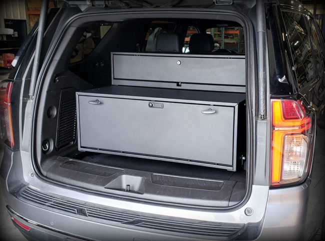 Chevy Tahoe SUV Large Storage Box (2021+) Estes AWS